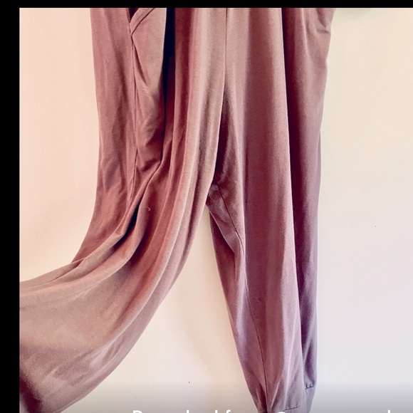 Gorgeous Kiya Tomlin Lavender Crossover Jumpsuit, - Picture 6 of 10